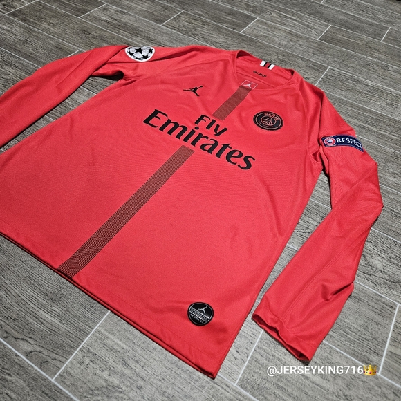 Jordan PSG Gigi Buffon #1 2018/2019 long sleeve goalkeeper jersey UCL Size L - Picture 5 of 16